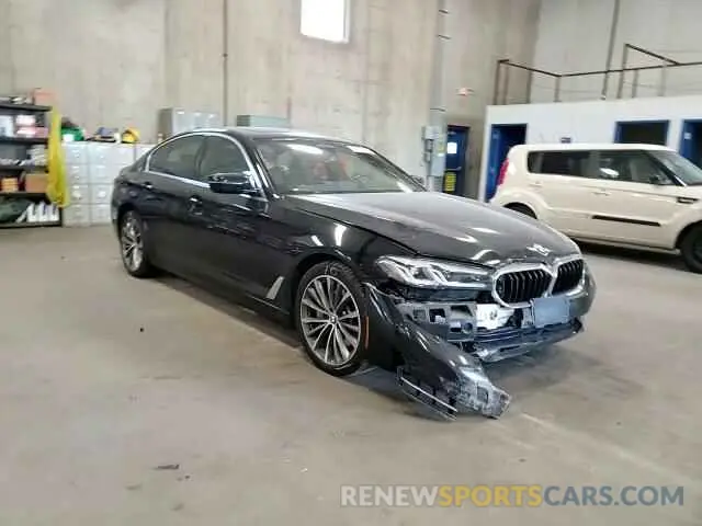 13 fotografías del automóvil dañado WBA13BJ01MCF15454 BMW 5 SERIES 2021