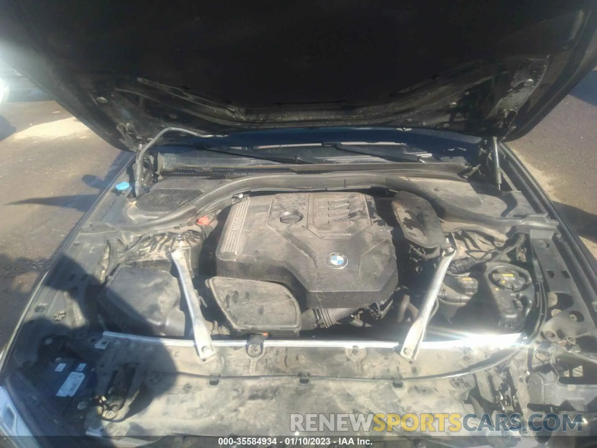10 fotografías del automóvil dañado WBA13BJ01MCF67845 BMW 5 SERIES 2021