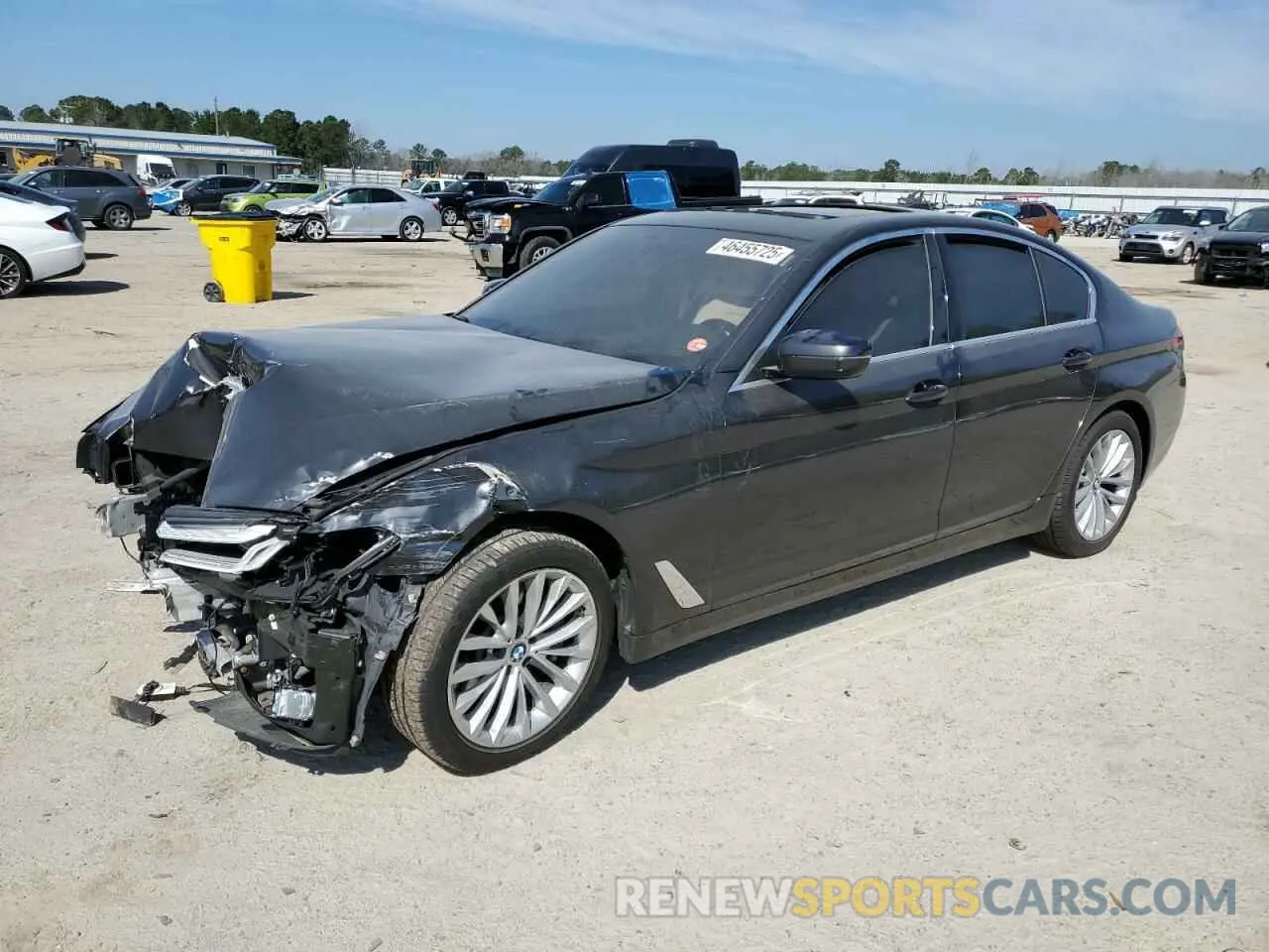 1 fotografías del automóvil dañado WBA13BJ02MCF10036 BMW 5 SERIES 2021