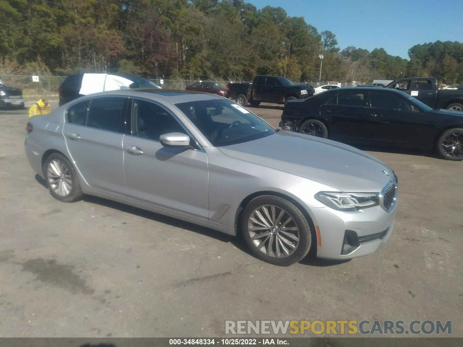1 fotografías del automóvil dañado WBA13BJ02MCF95072 BMW 5 SERIES 2021