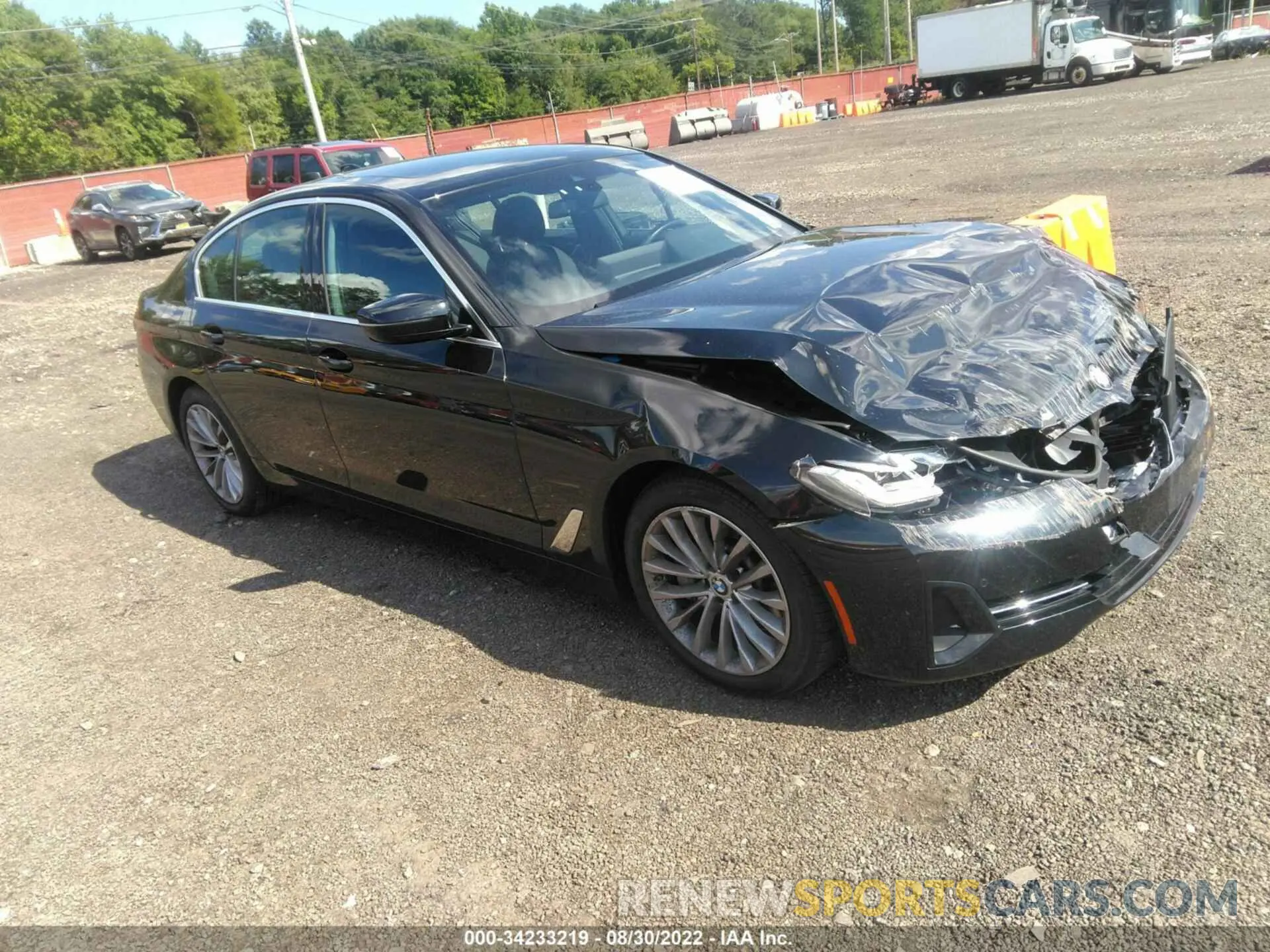 1 fotografías del automóvil dañado WBA13BJ03MWW91031 BMW 5 SERIES 2021