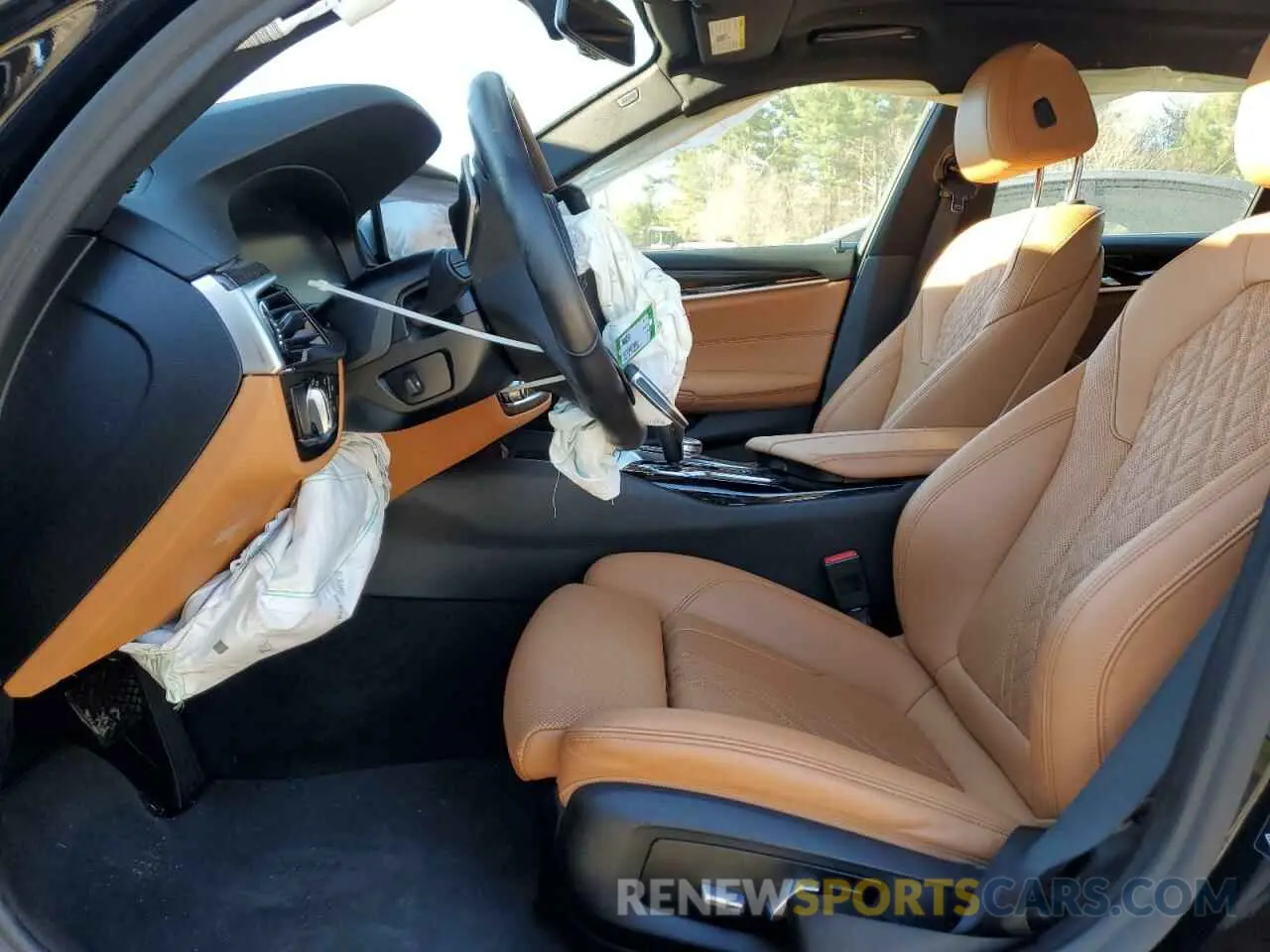 7 fotografías del automóvil dañado WBA13BJ03MWW94687 BMW 5 SERIES 2021