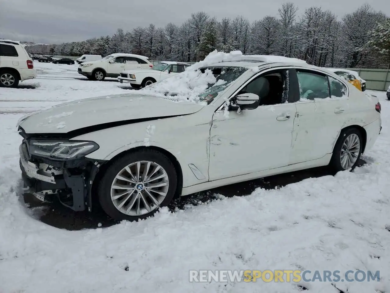 1 fotografías del automóvil dañado WBA13BJ05MCF62292 BMW 5 SERIES 2021