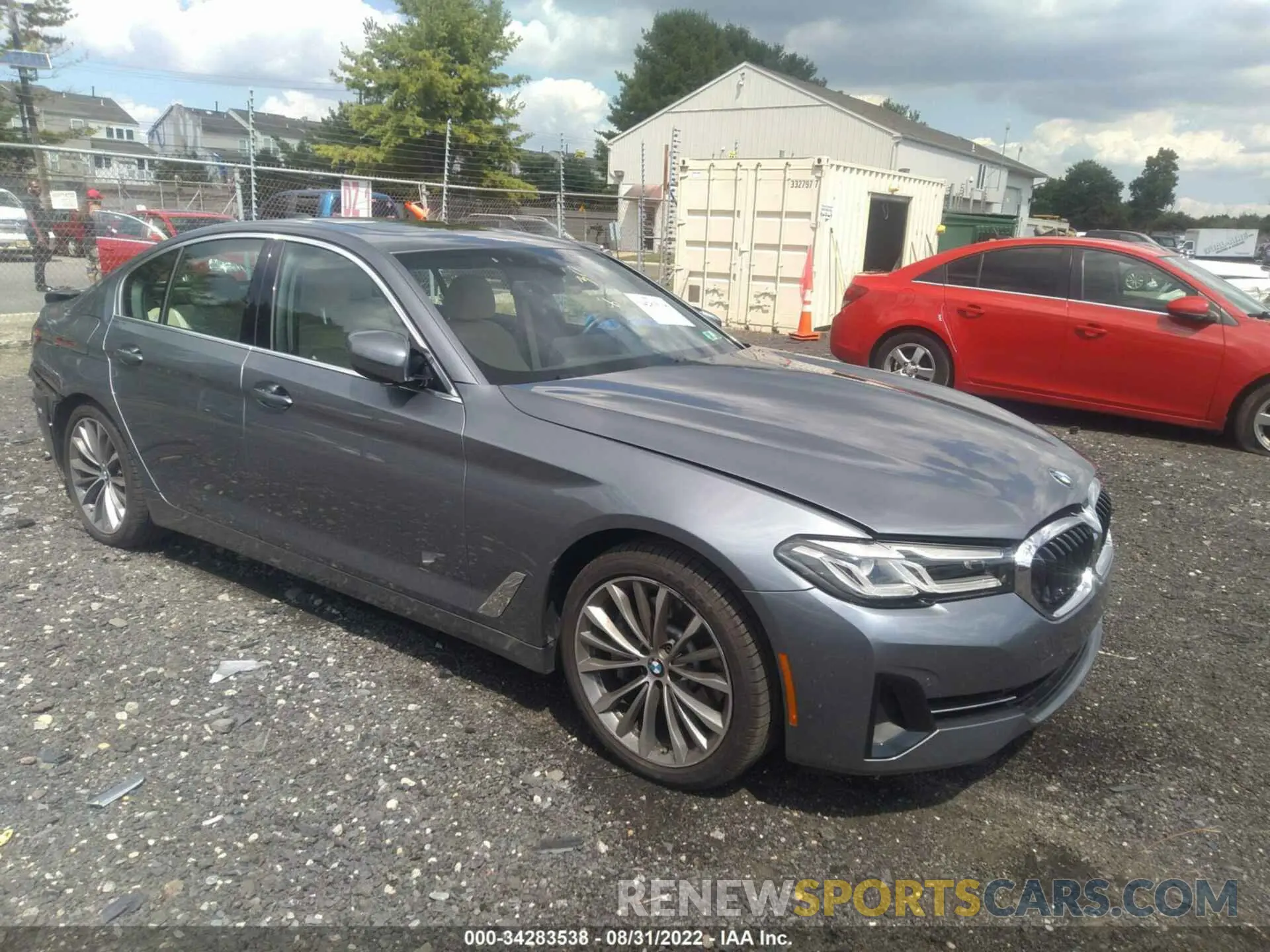 1 fotografías del automóvil dañado WBA13BJ07MCF33490 BMW 5 SERIES 2021