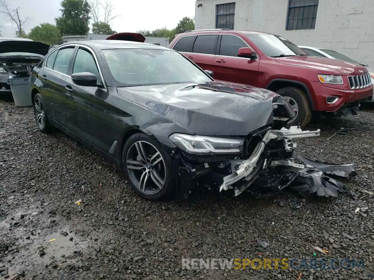 1 fotografías del automóvil dañado WBA13BJ09MWW96749 BMW 5 SERIES 2021