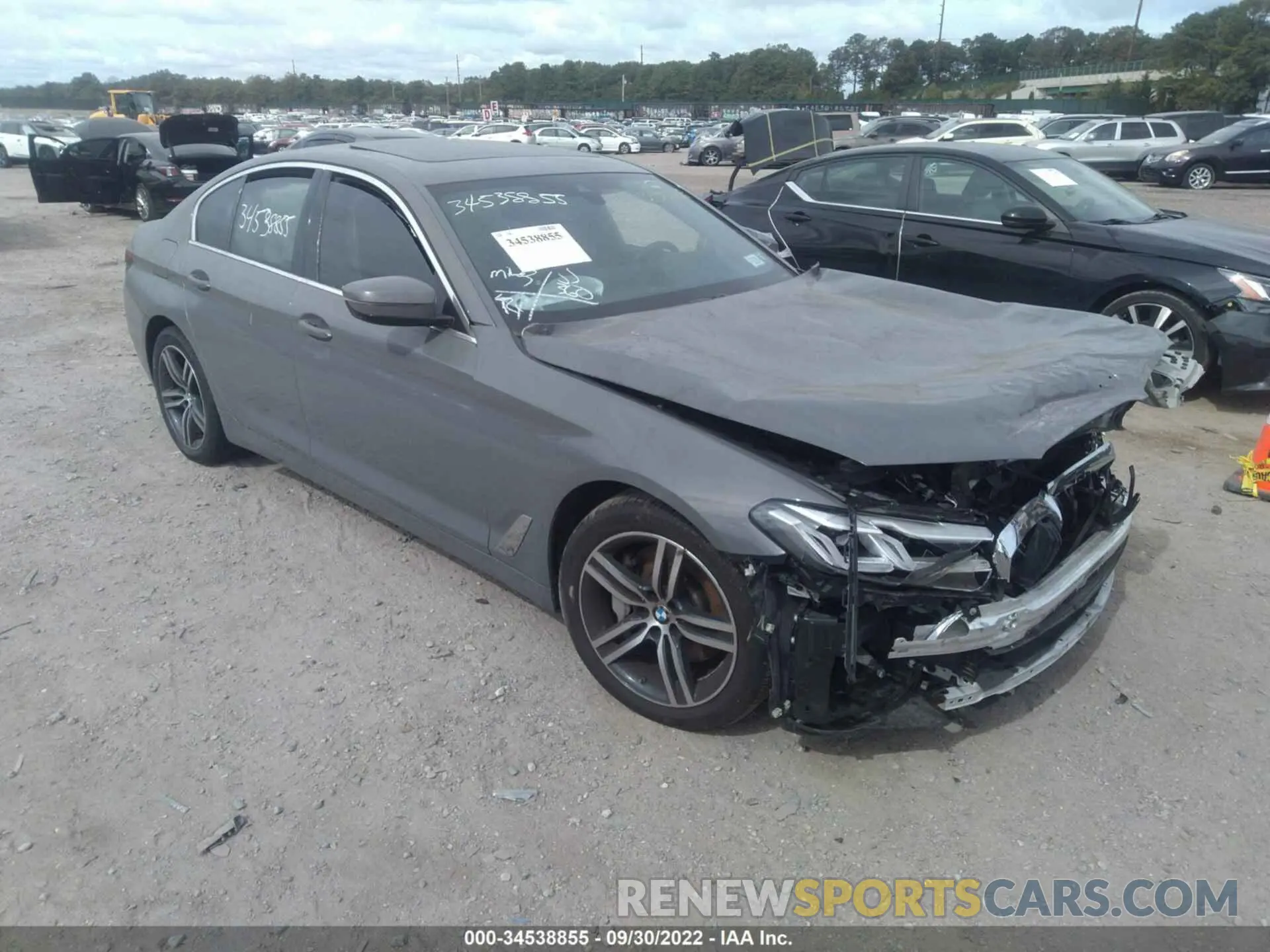 1 fotografías del automóvil dañado WBA13BJ0XMCF41731 BMW 5 SERIES 2021