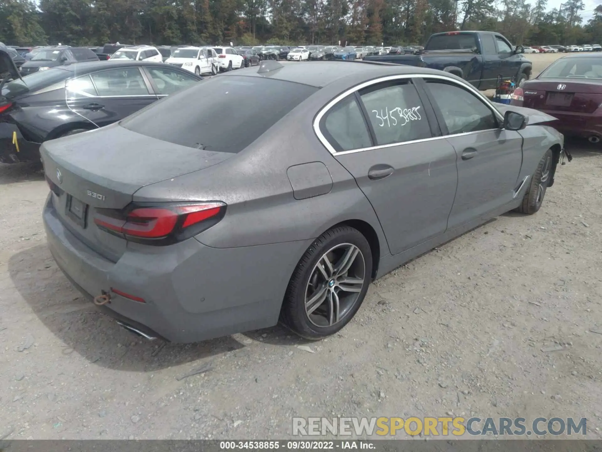 4 fotografías del automóvil dañado WBA13BJ0XMCF41731 BMW 5 SERIES 2021