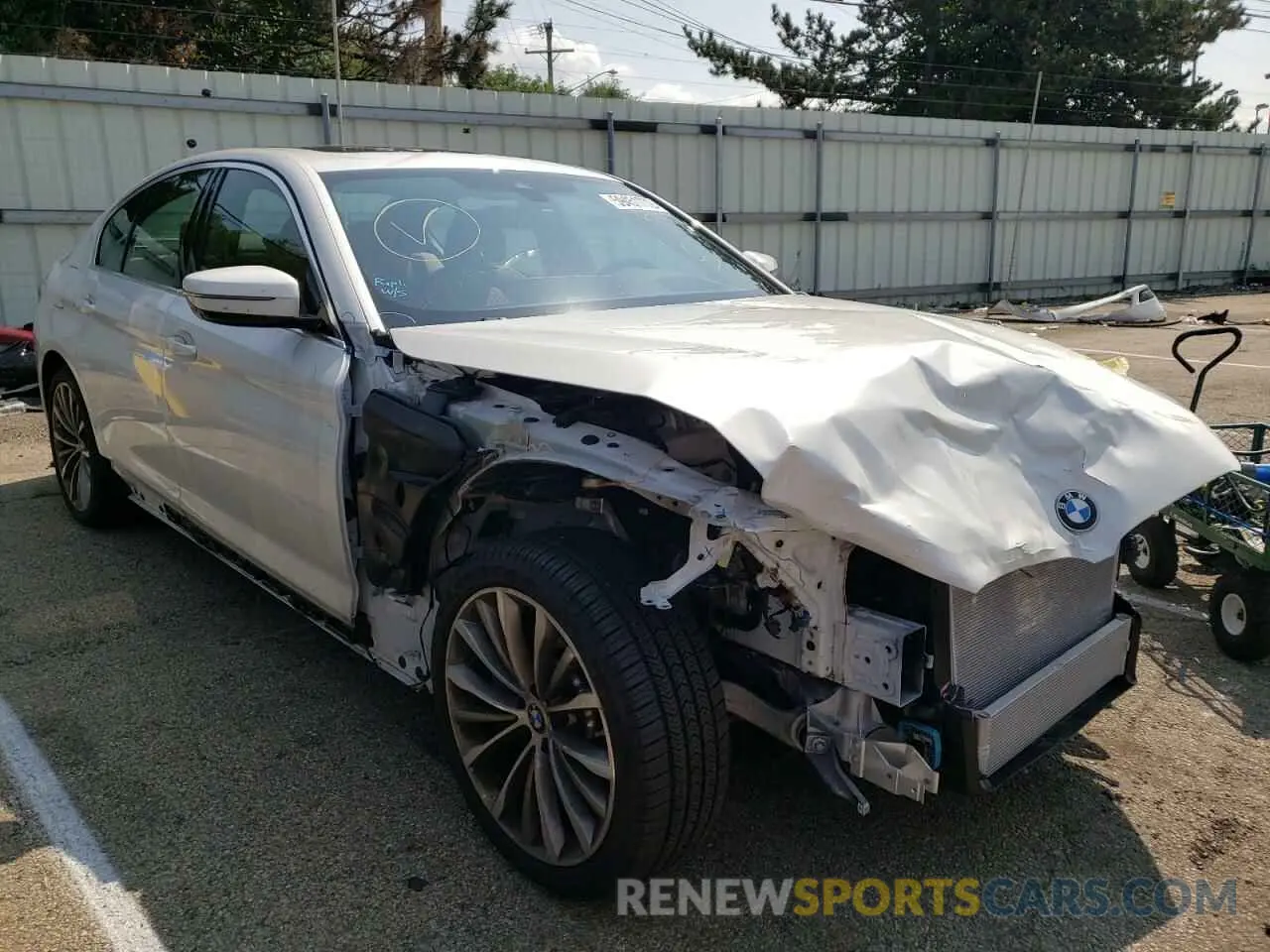 1 fotografías del automóvil dañado WBA13BJ0XMCF59615 BMW 5 SERIES 2021