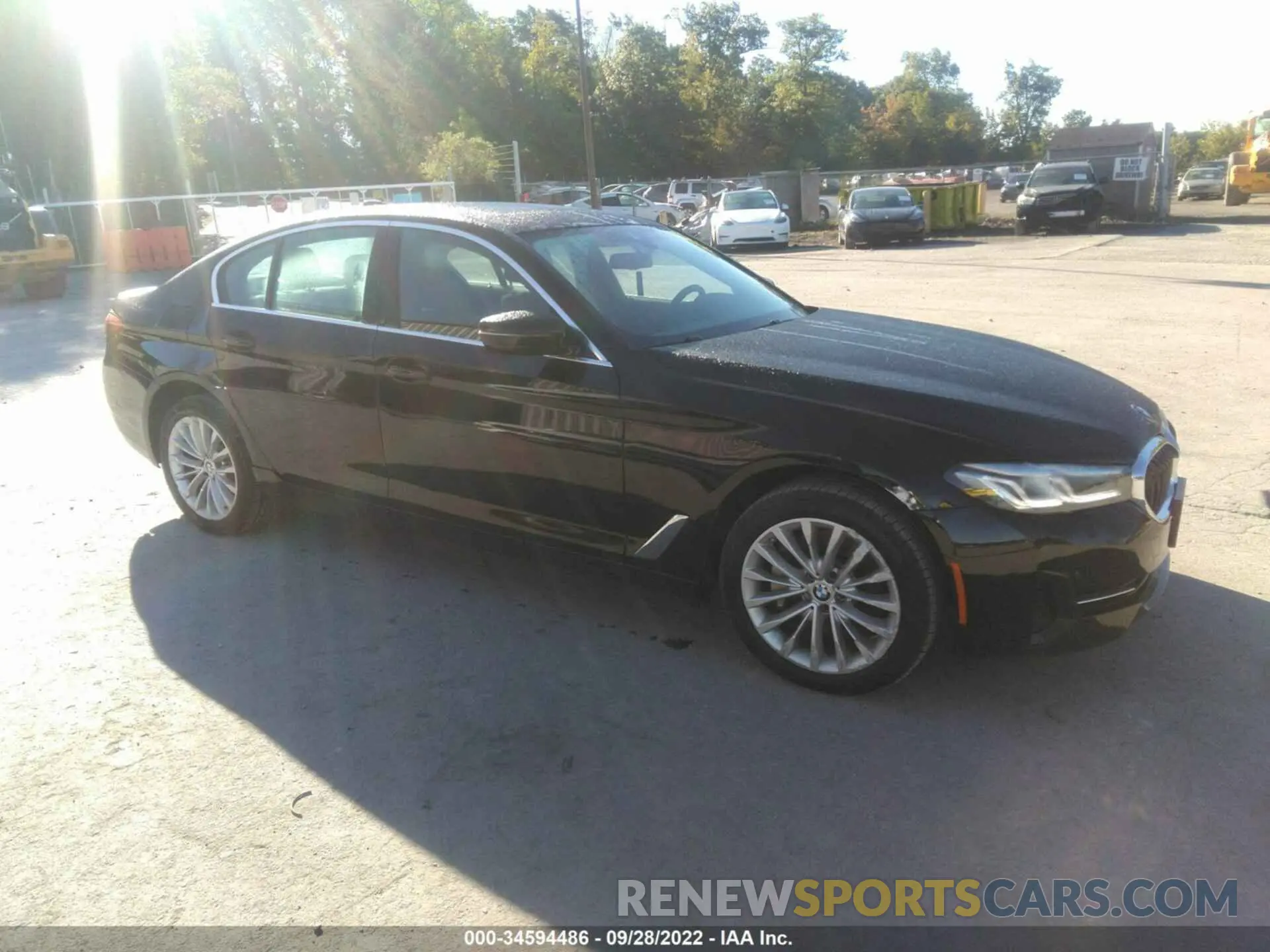 1 fotografías del automóvil dañado WBA13BJ0XMCF93733 BMW 5 SERIES 2021