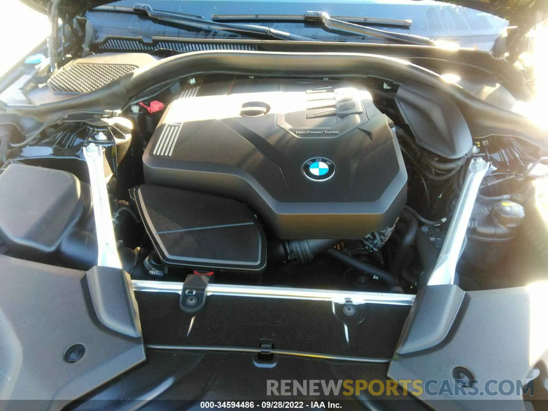 10 fotografías del automóvil dañado WBA13BJ0XMCF93733 BMW 5 SERIES 2021