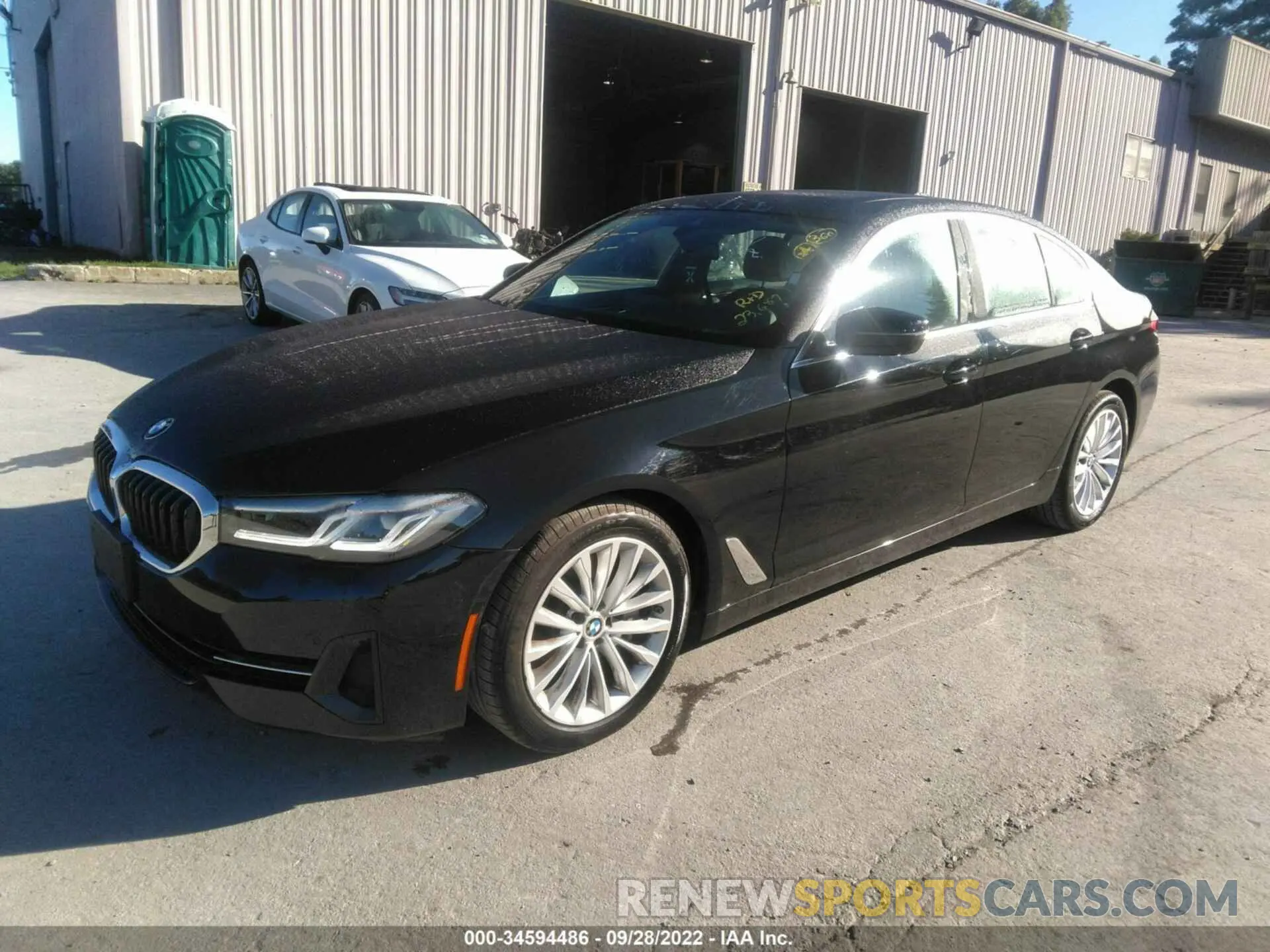 2 fotografías del automóvil dañado WBA13BJ0XMCF93733 BMW 5 SERIES 2021