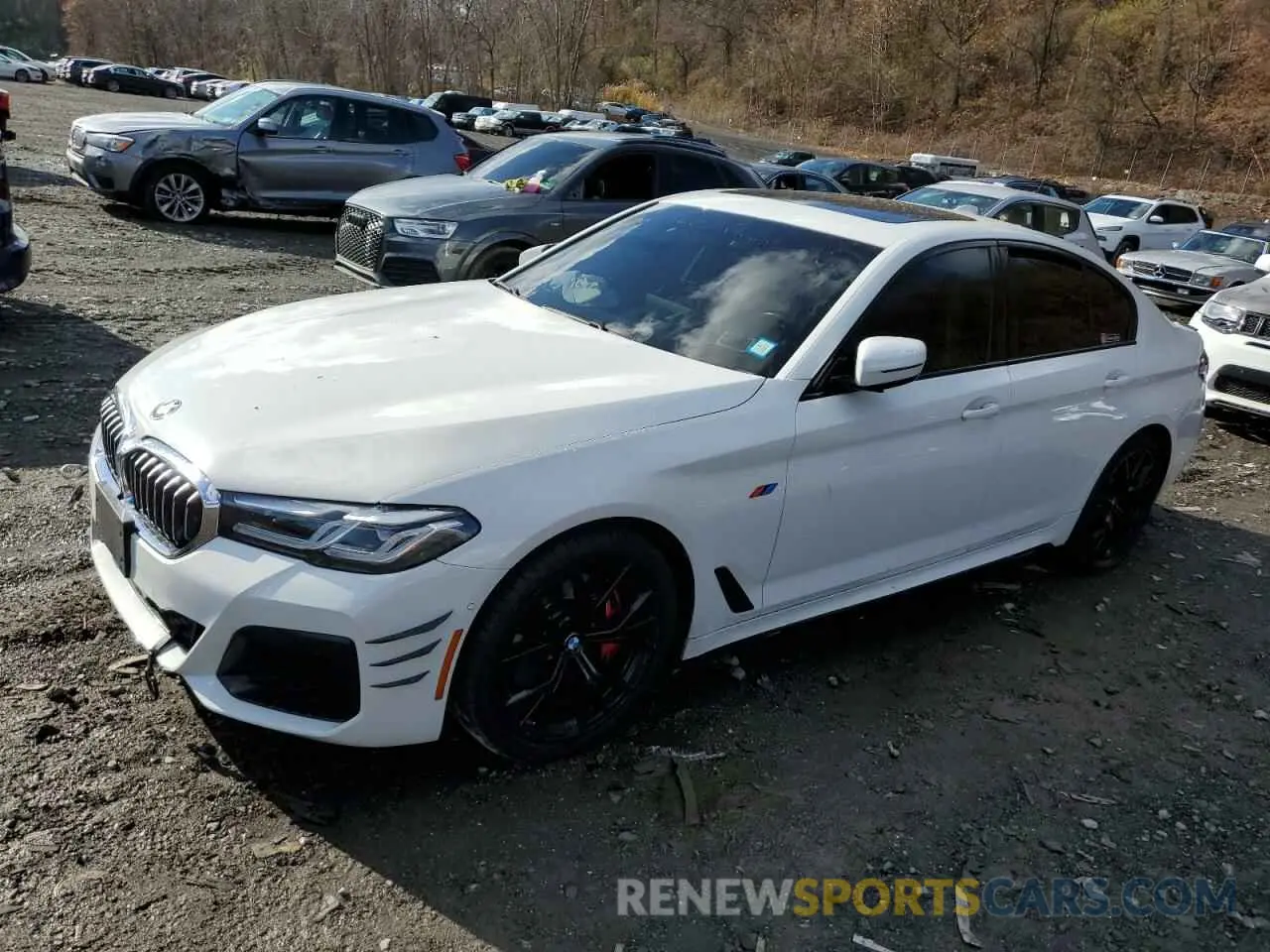 1 fotografías del automóvil dañado WBA13BJ0XMCG82315 BMW 5 SERIES 2021