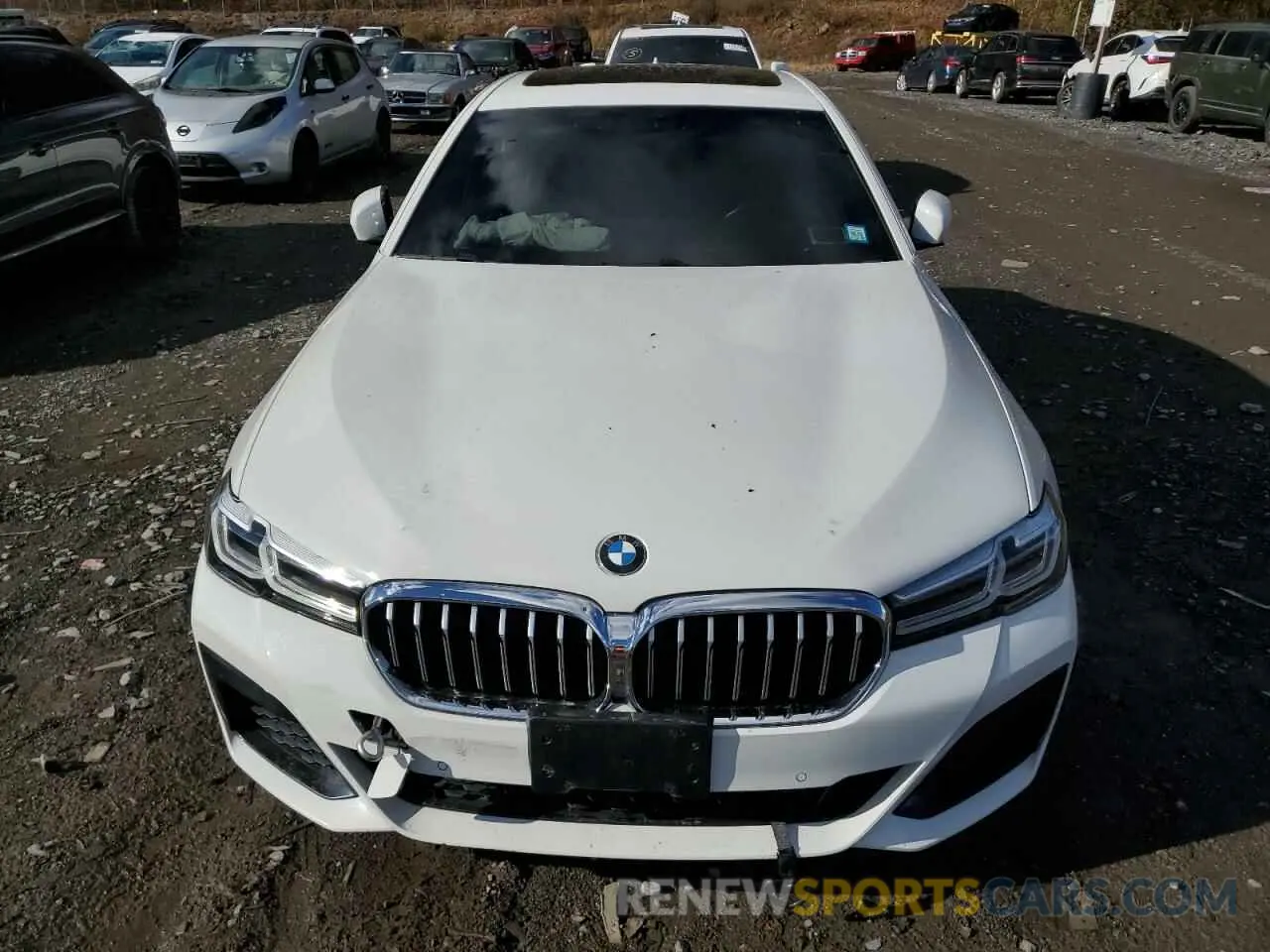 5 fotografías del automóvil dañado WBA13BJ0XMCG82315 BMW 5 SERIES 2021