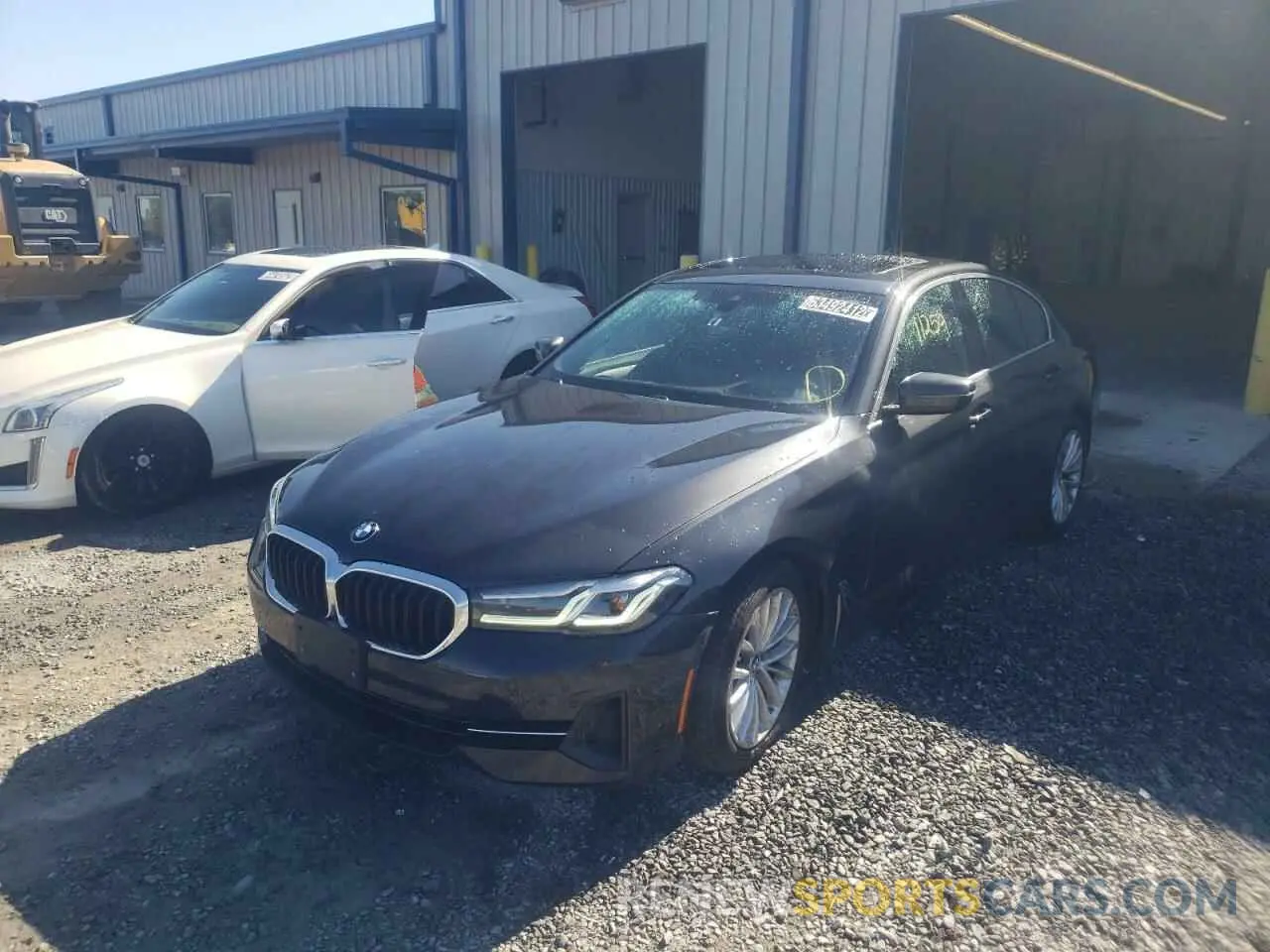 2 fotografías del automóvil dañado WBA13BJ0XMCH14941 BMW 5 SERIES 2021