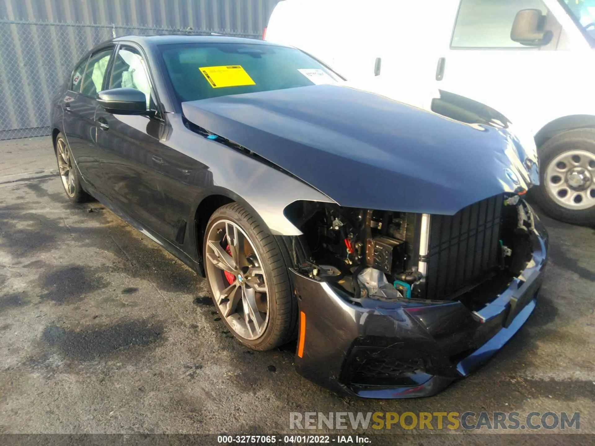 1 fotografías del automóvil dañado WBA13BK00MCF22703 BMW 5 SERIES 2021