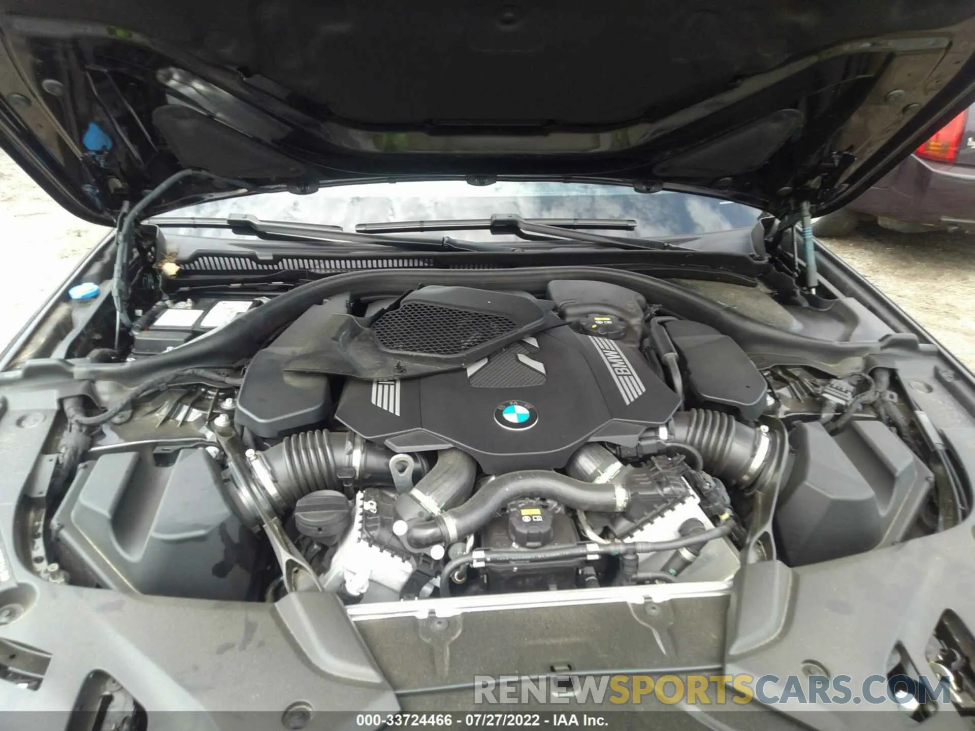 10 fotografías del automóvil dañado WBA13BK0XMCF93410 BMW 5 SERIES 2021