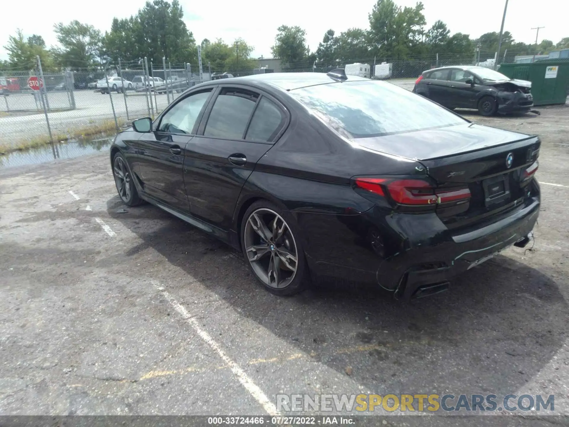 3 fotografías del automóvil dañado WBA13BK0XMCF93410 BMW 5 SERIES 2021
