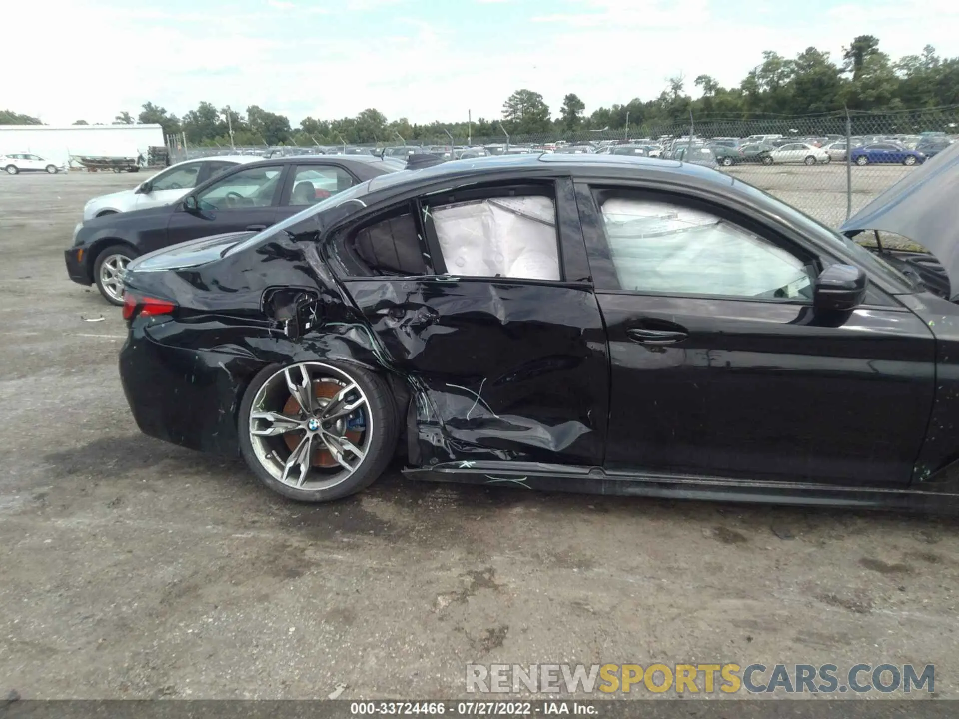 6 fotografías del automóvil dañado WBA13BK0XMCF93410 BMW 5 SERIES 2021