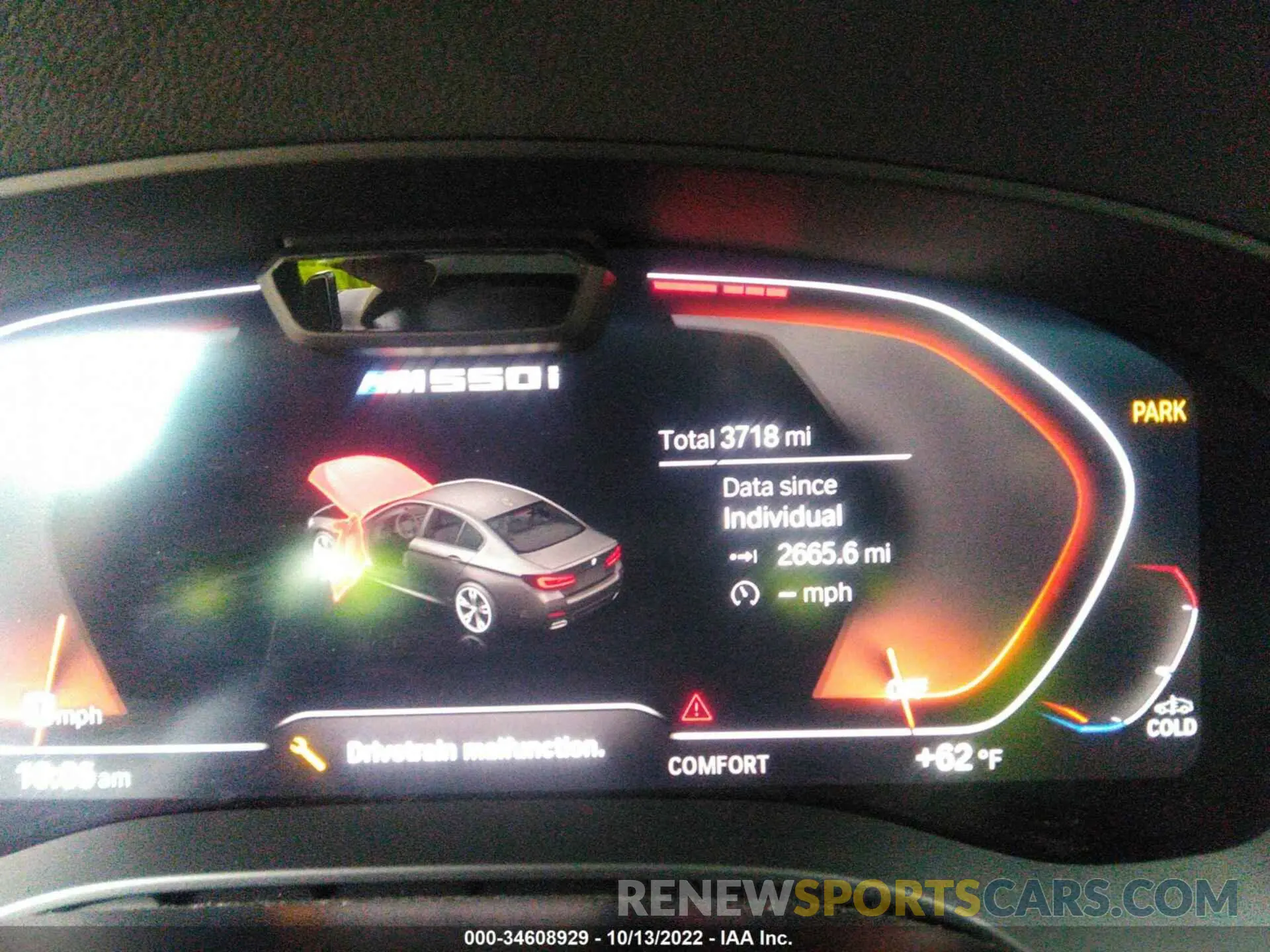 7 fotografías del automóvil dañado WBA13BK0XMCH45668 BMW 5 SERIES 2021