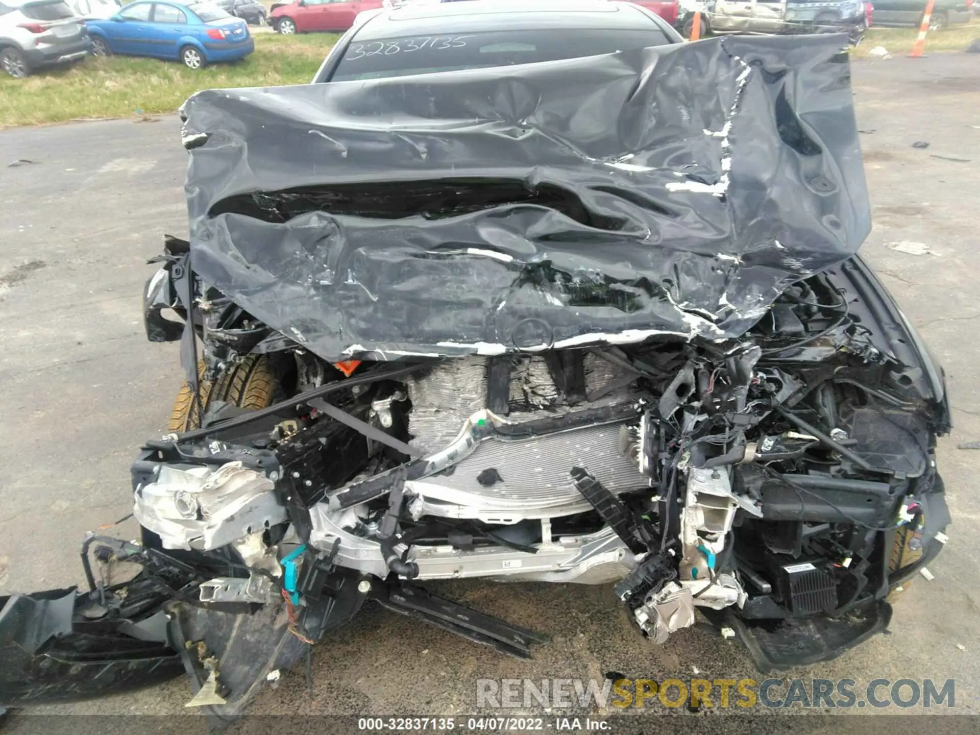 6 fotografías del automóvil dañado WBA33AG09MCF36160 BMW 5 SERIES 2021