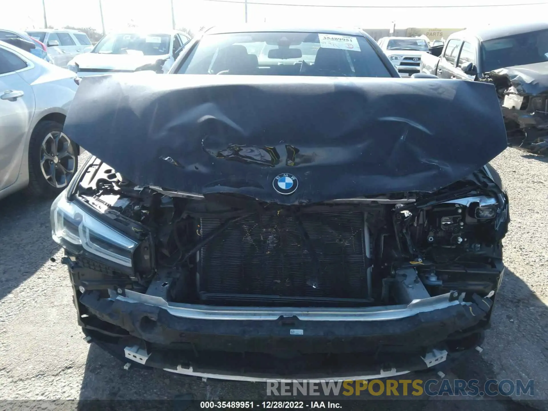 6 fotografías del automóvil dañado WBA53BH00MCF61977 BMW 5 SERIES 2021