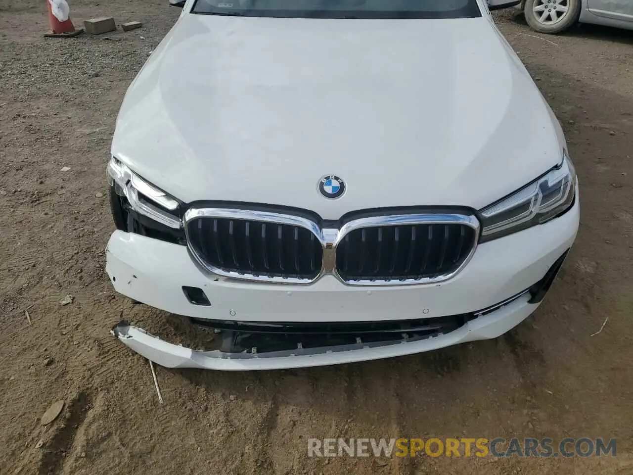 11 fotografías del automóvil dañado WBA53BH00MCF79461 BMW 5 SERIES 2021