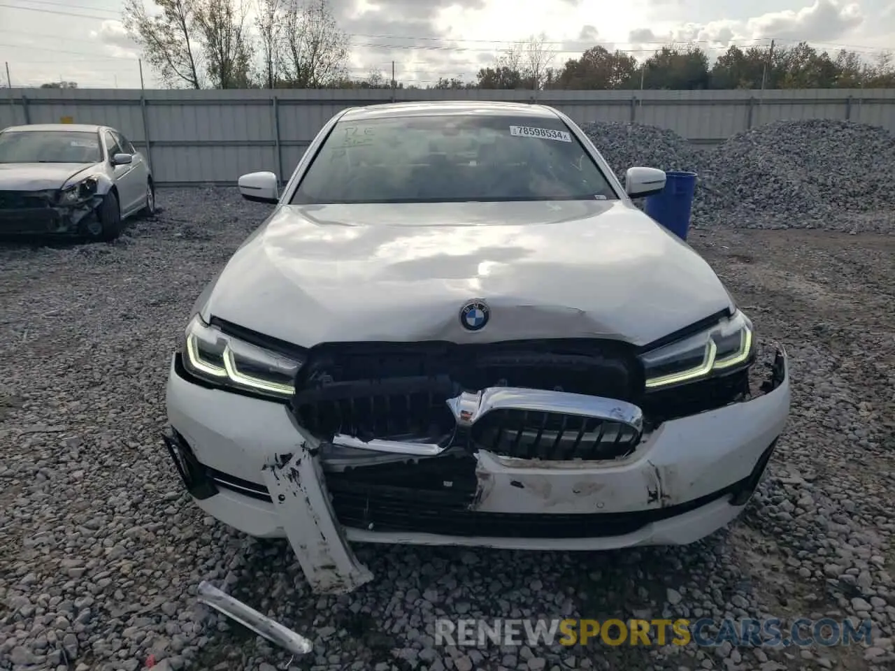 5 fotografías del automóvil dañado WBA53BH01MCF75127 BMW 5 SERIES 2021