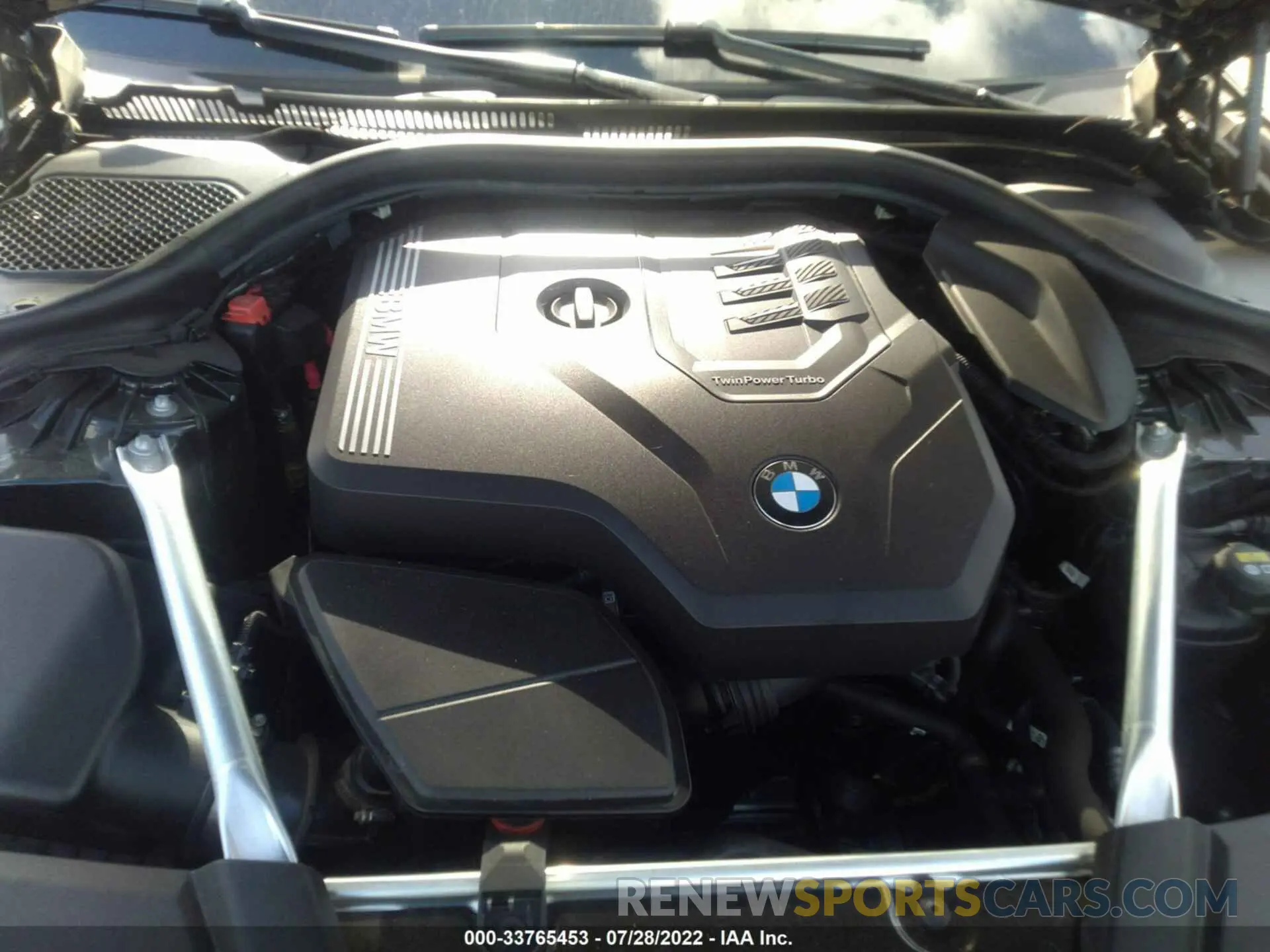 10 fotografías del automóvil dañado WBA53BH02MWX28402 BMW 5 SERIES 2021