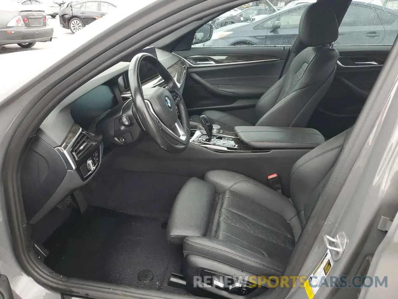 7 fotografías del automóvil dañado WBA53BH05MWW96268 BMW 5 SERIES 2021