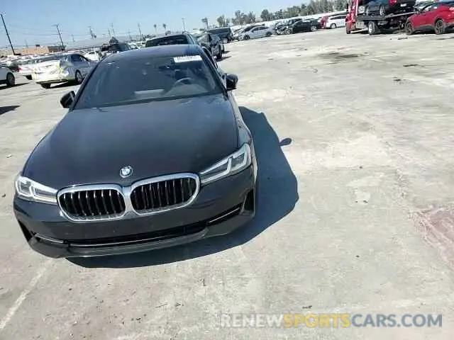 11 fotografías del automóvil dañado WBA53BH06MWW97316 BMW 5 SERIES 2021