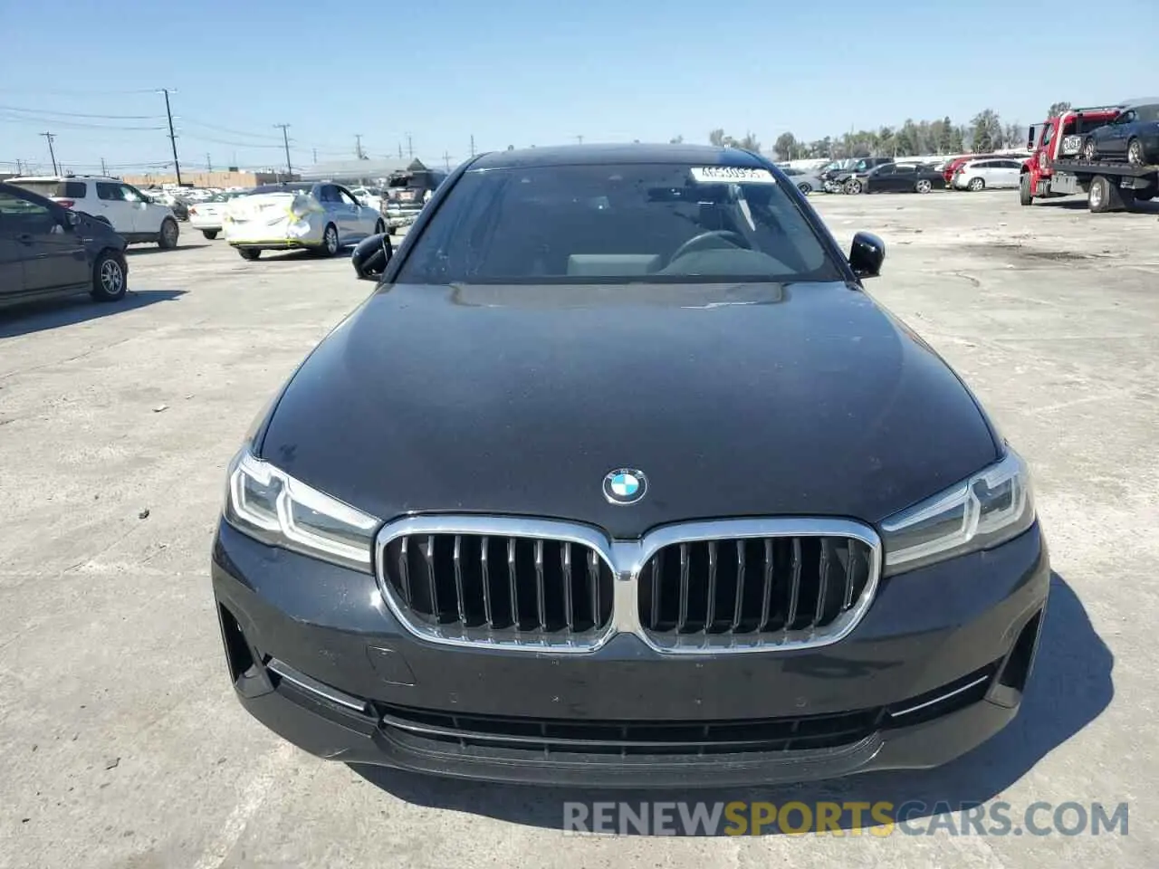 5 fotografías del automóvil dañado WBA53BH06MWW97316 BMW 5 SERIES 2021