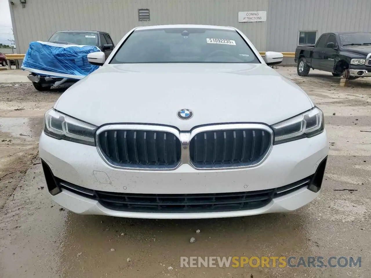 5 fotografías del automóvil dañado WBA53BH07MCF11268 BMW 5 SERIES 2021
