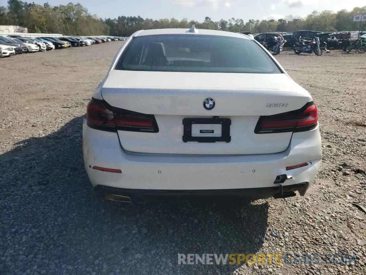 6 fotografías del automóvil dañado WBA53BH07MCF83748 BMW 5 SERIES 2021