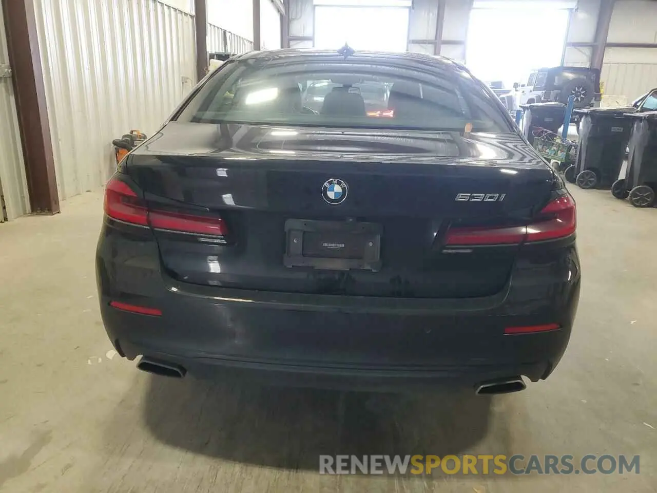 6 fotografías del automóvil dañado WBA53BH07MCF88366 BMW 5 SERIES 2021