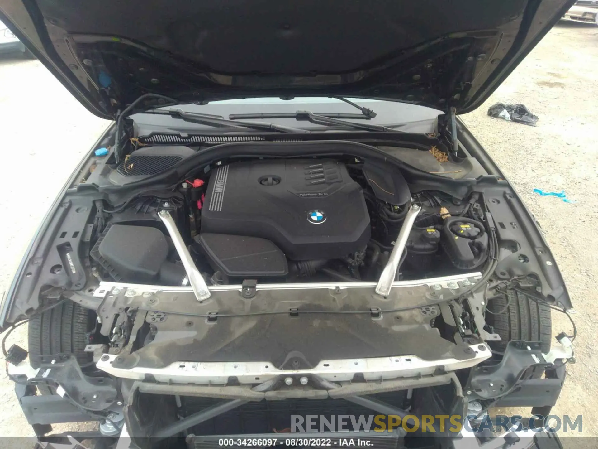 10 fotografías del automóvil dañado WBA53BH09MCF22790 BMW 5 SERIES 2021