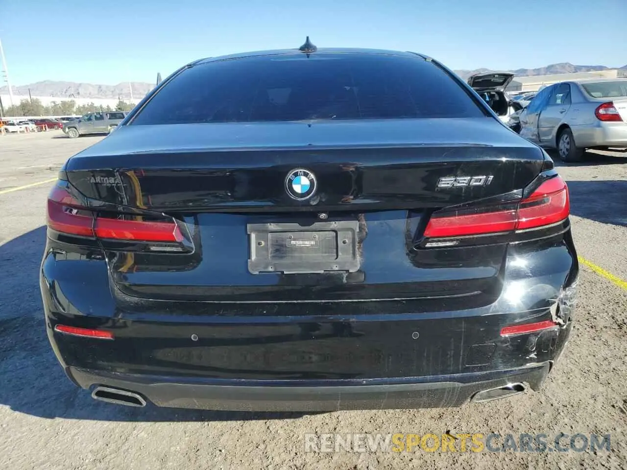 6 fotografías del automóvil dañado WBA53BH09MCF66076 BMW 5 SERIES 2021