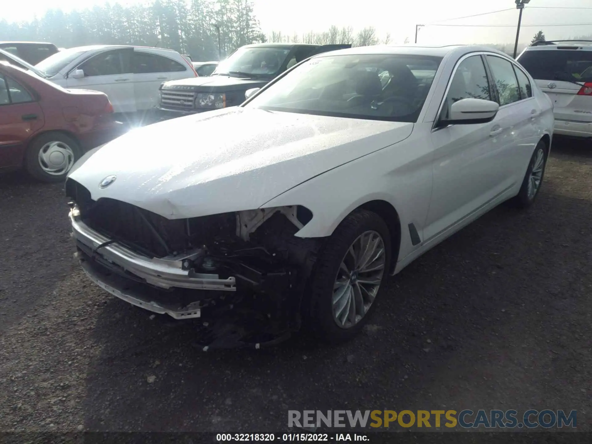 2 fotografías del automóvil dañado WBA53BH0XMCF69035 BMW 5 SERIES 2021