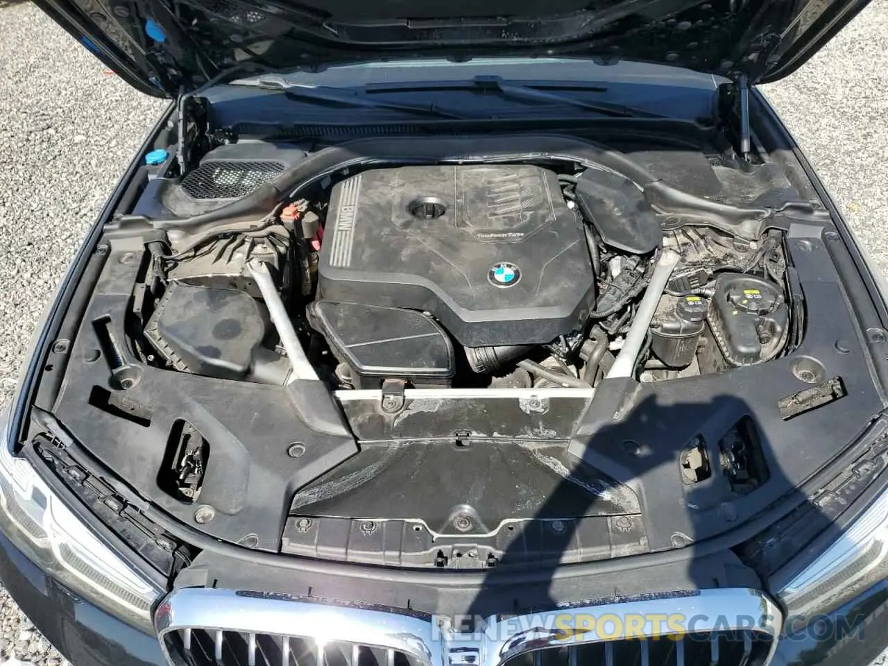 11 fotografías del automóvil dañado WBA53BH0XMWW98212 BMW 5 SERIES 2021
