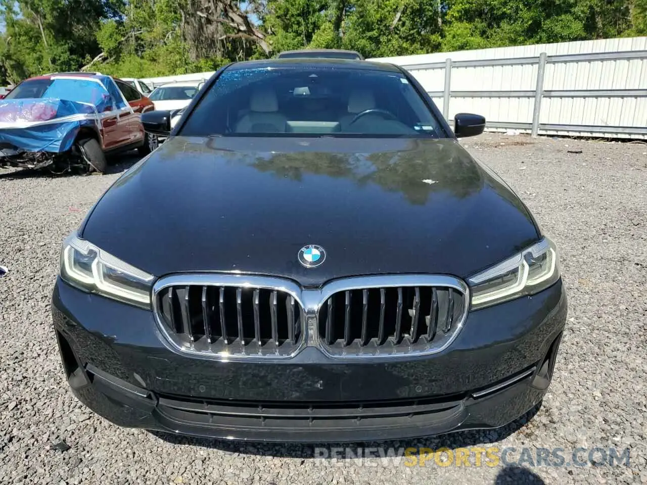 5 fotografías del automóvil dañado WBA53BH0XMWW98212 BMW 5 SERIES 2021