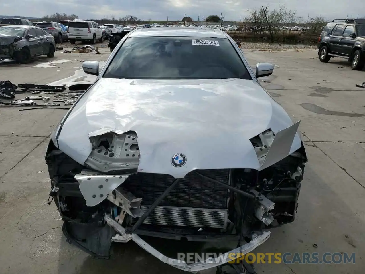 5 fotografías del automóvil dañado WBA53BH0XMWX21827 BMW 5 SERIES 2021