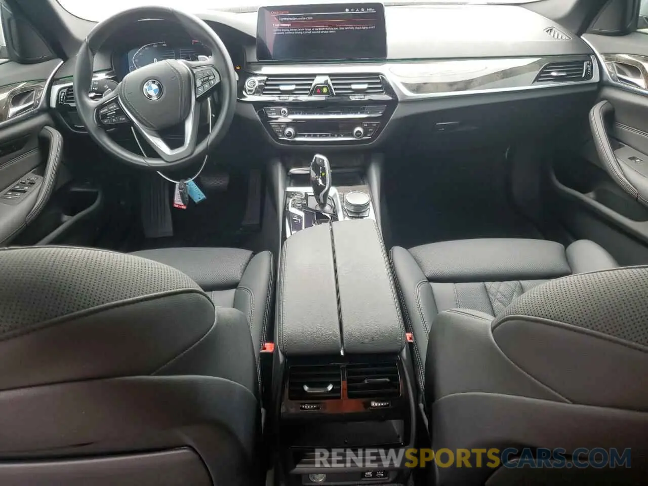 8 fotografías del automóvil dañado WBA53BH0XMWX21827 BMW 5 SERIES 2021