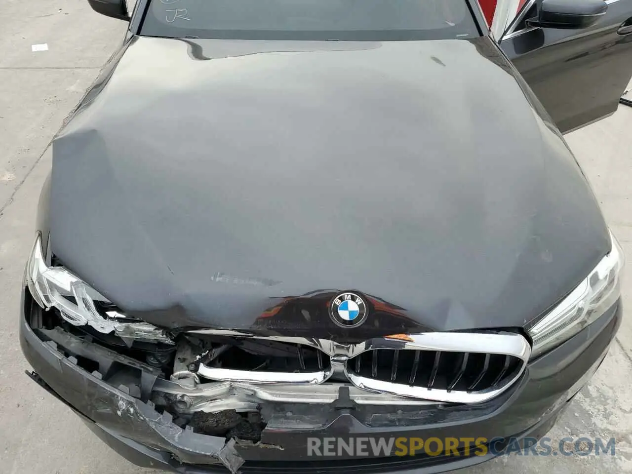 11 fotografías del automóvil dañado WBA53BH0XMWX30592 BMW 5 SERIES 2021