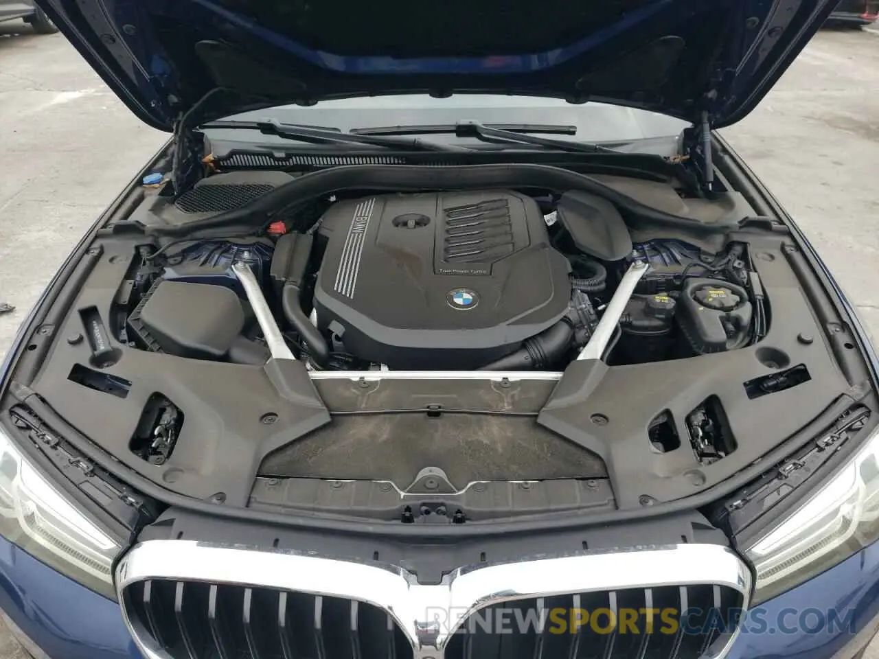11 fotografías del automóvil dañado WBA53BJ00MCF90745 BMW 5 SERIES 2021