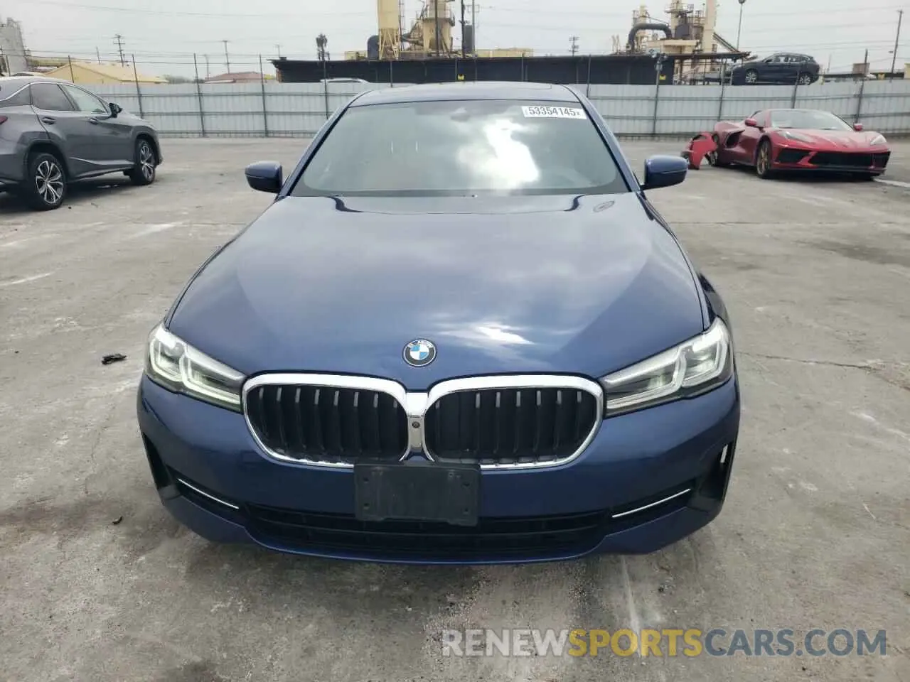 5 fotografías del automóvil dañado WBA53BJ00MCF90745 BMW 5 SERIES 2021