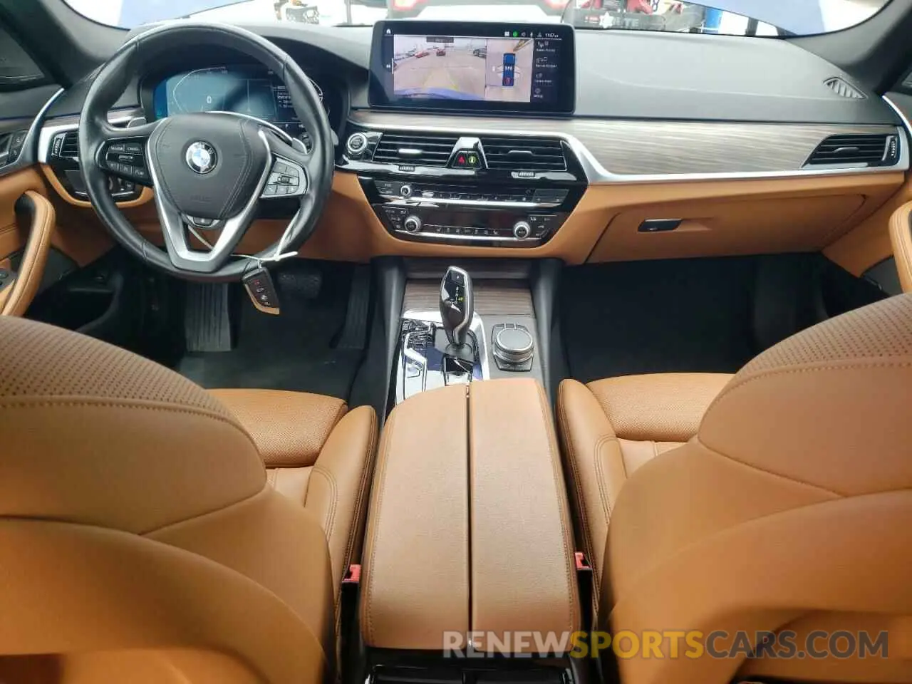 8 fotografías del automóvil dañado WBA53BJ00MCF90745 BMW 5 SERIES 2021