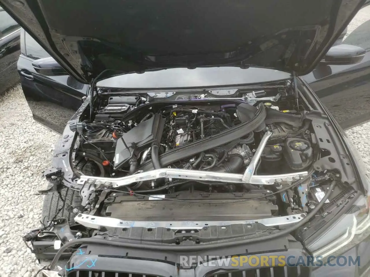 7 fotografías del automóvil dañado WBA53BJ01MCF33308 BMW 5 SERIES 2021