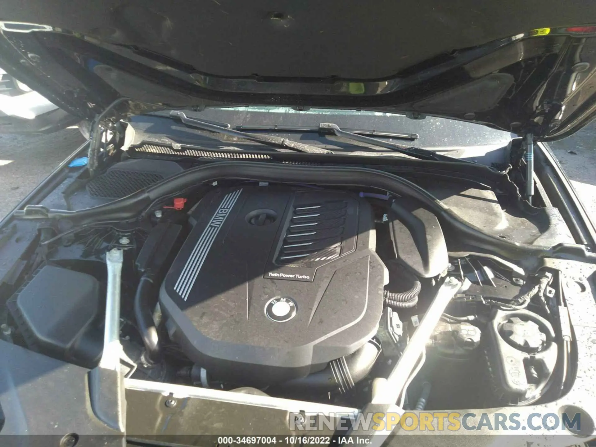 10 fotografías del automóvil dañado WBA53BJ02MCF39912 BMW 5 SERIES 2021