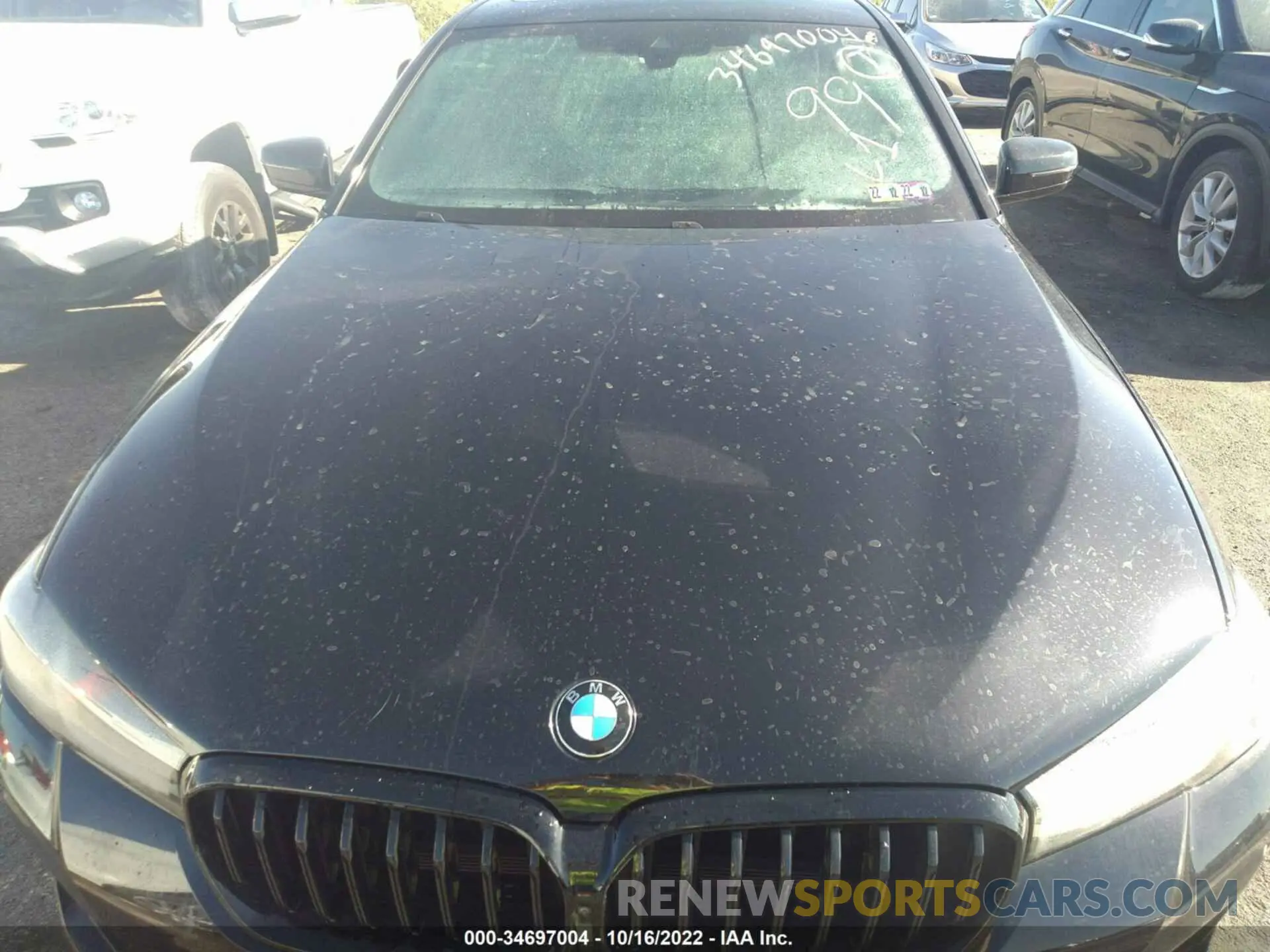 6 fotografías del automóvil dañado WBA53BJ02MCF39912 BMW 5 SERIES 2021