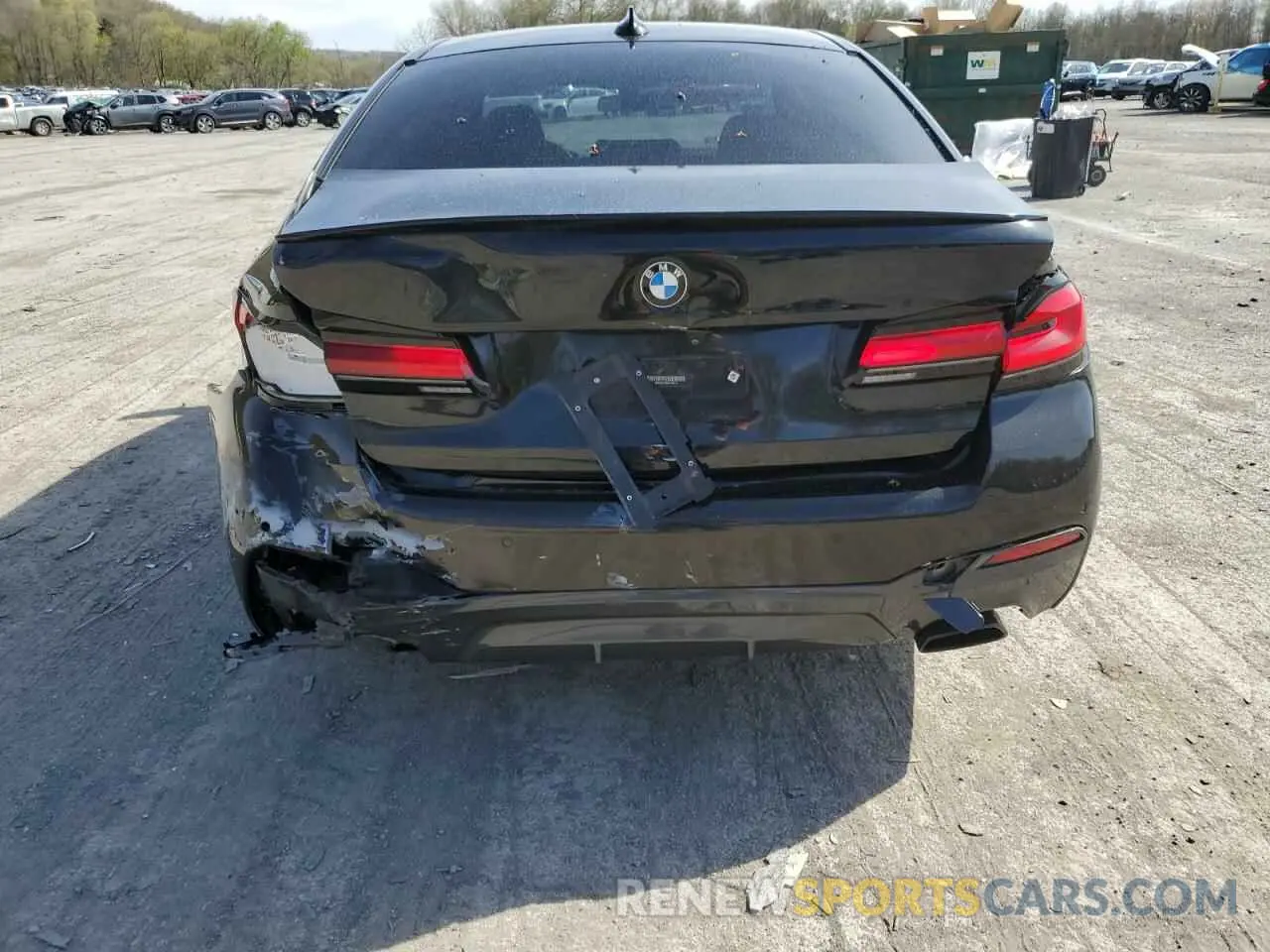 6 fotografías del automóvil dañado WBA53BJ03MCF79416 BMW 5 SERIES 2021