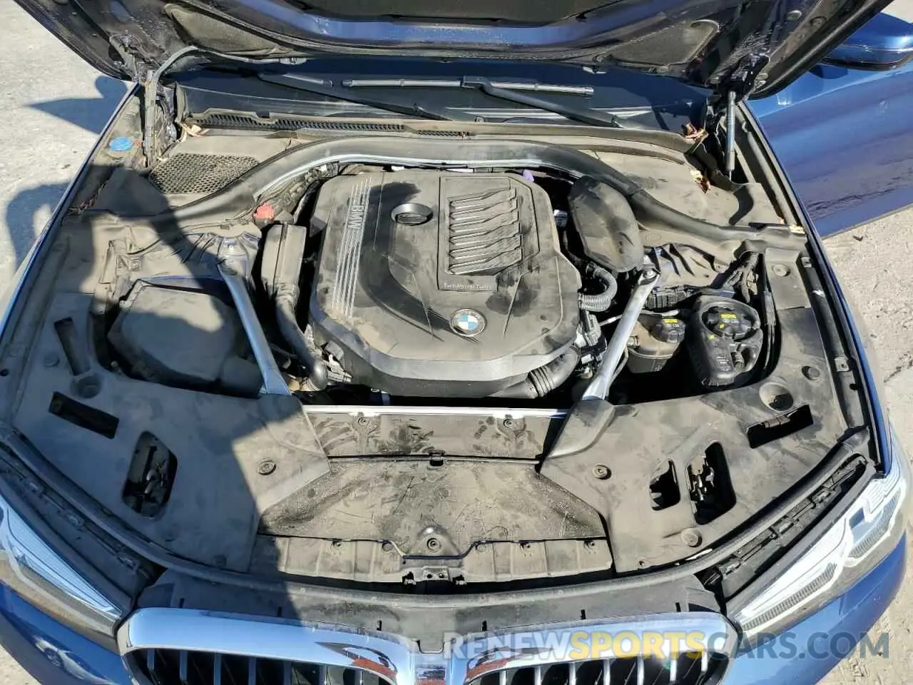 13 fotografías del automóvil dañado WBA53BJ05MWX16285 BMW 5 SERIES 2021